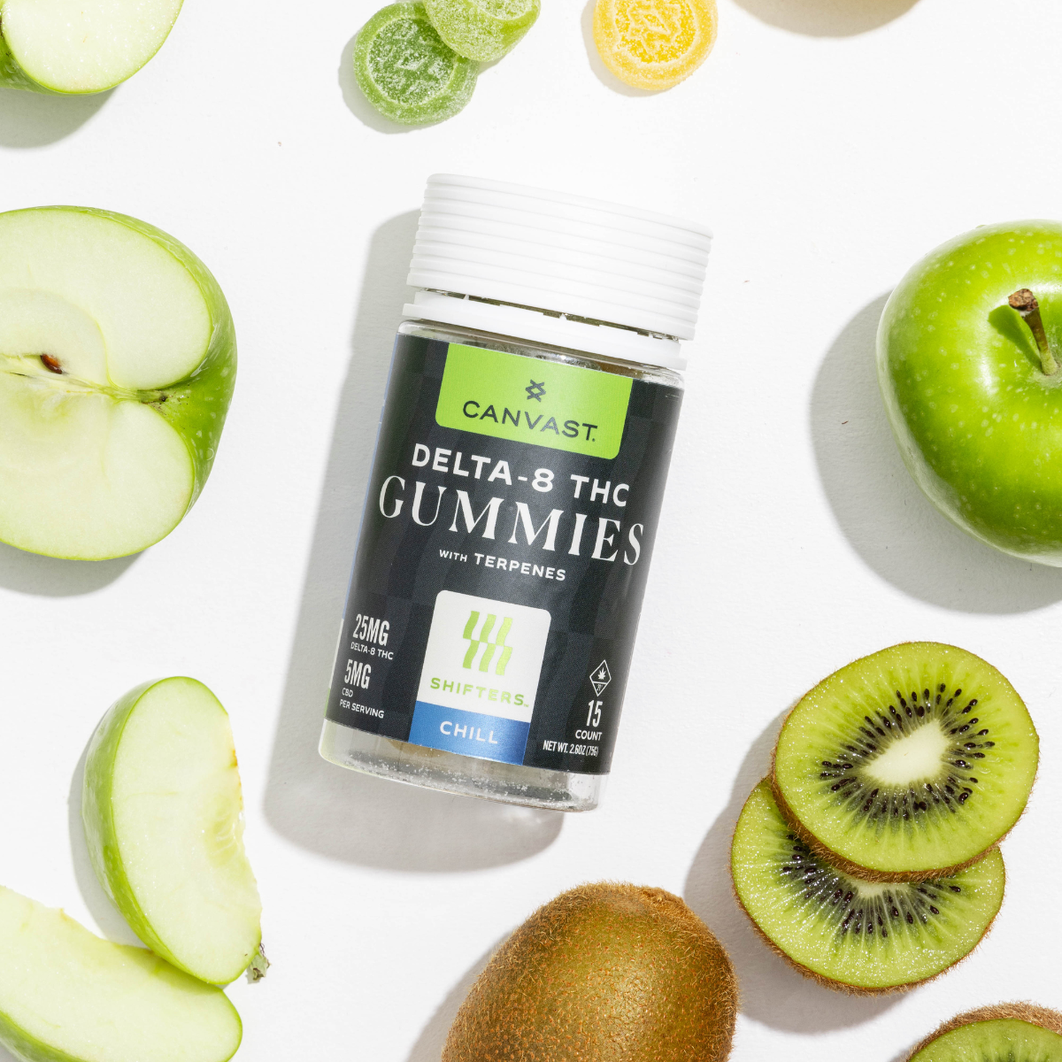 Canvast Delta-8 THC Vegan and Organic Gummies + Terpenes