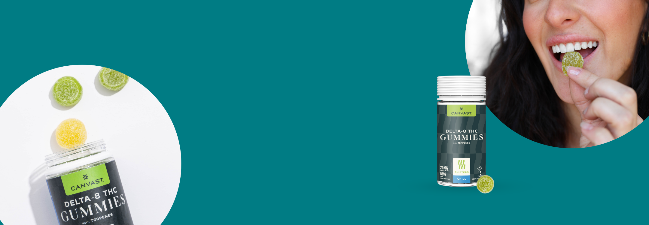 Canvast Delta-8 THC Vegan and Organic Gummies + Terpenes