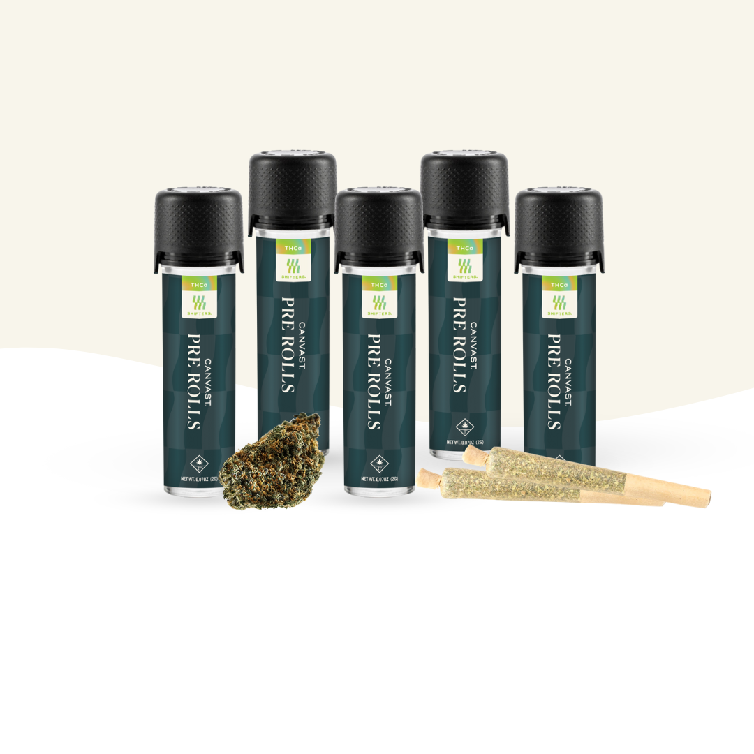 Canvast THCa Premium Hemp Pre-rolls with Organically Grown Hemp Flower - 2 rolls to a tube