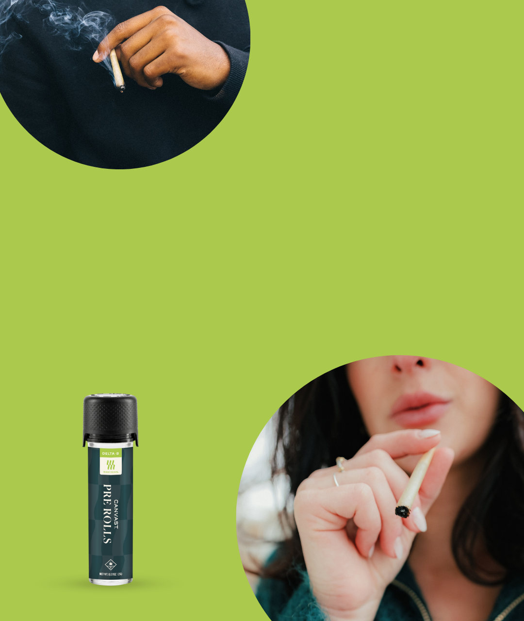 Canvast THCa Premium Hemp Pre-rolls with Organically Grown Hemp Flower - 2 rolls to a tube
