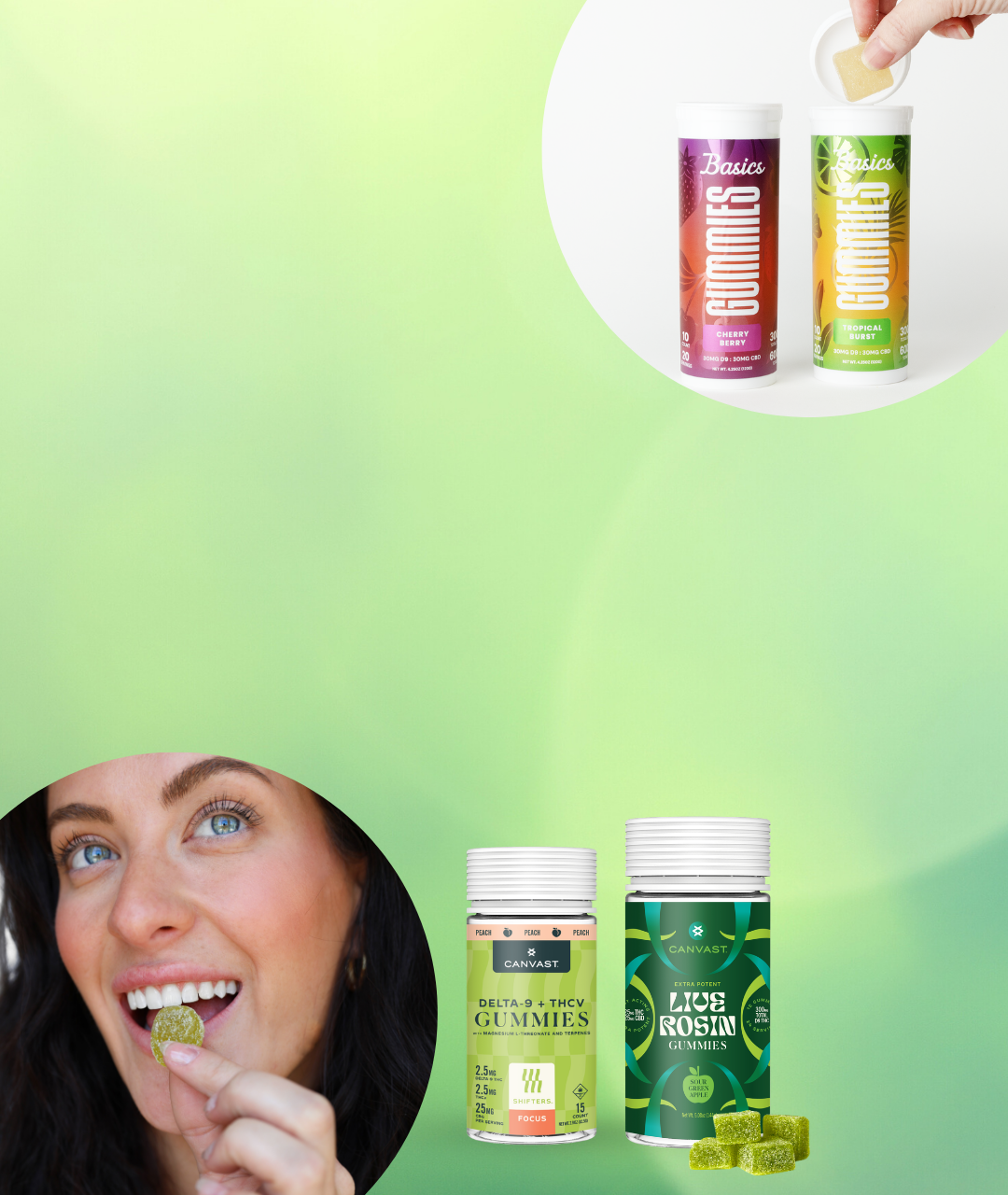 Canvast Premium Hemp Products offering Vegan and Organic Gummies, Premium Smokables and Infused Caramels